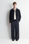 COS Double-Faced Wool-Blend Bomber Jacket