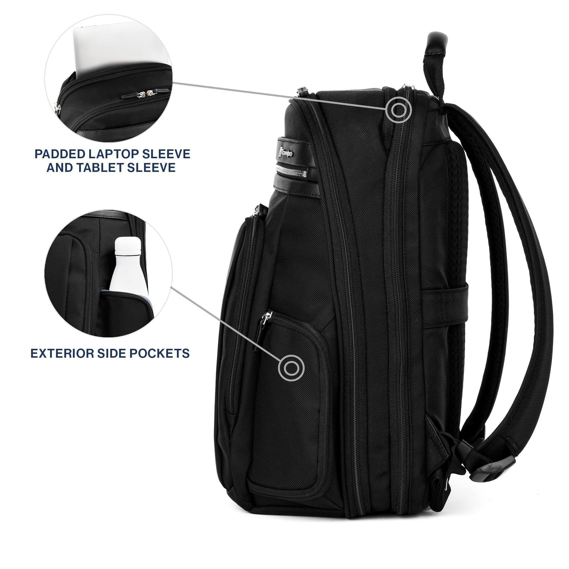 TRAVELPRO Platinum Elite Laptop Travel Backpack, Alternate, color, Black