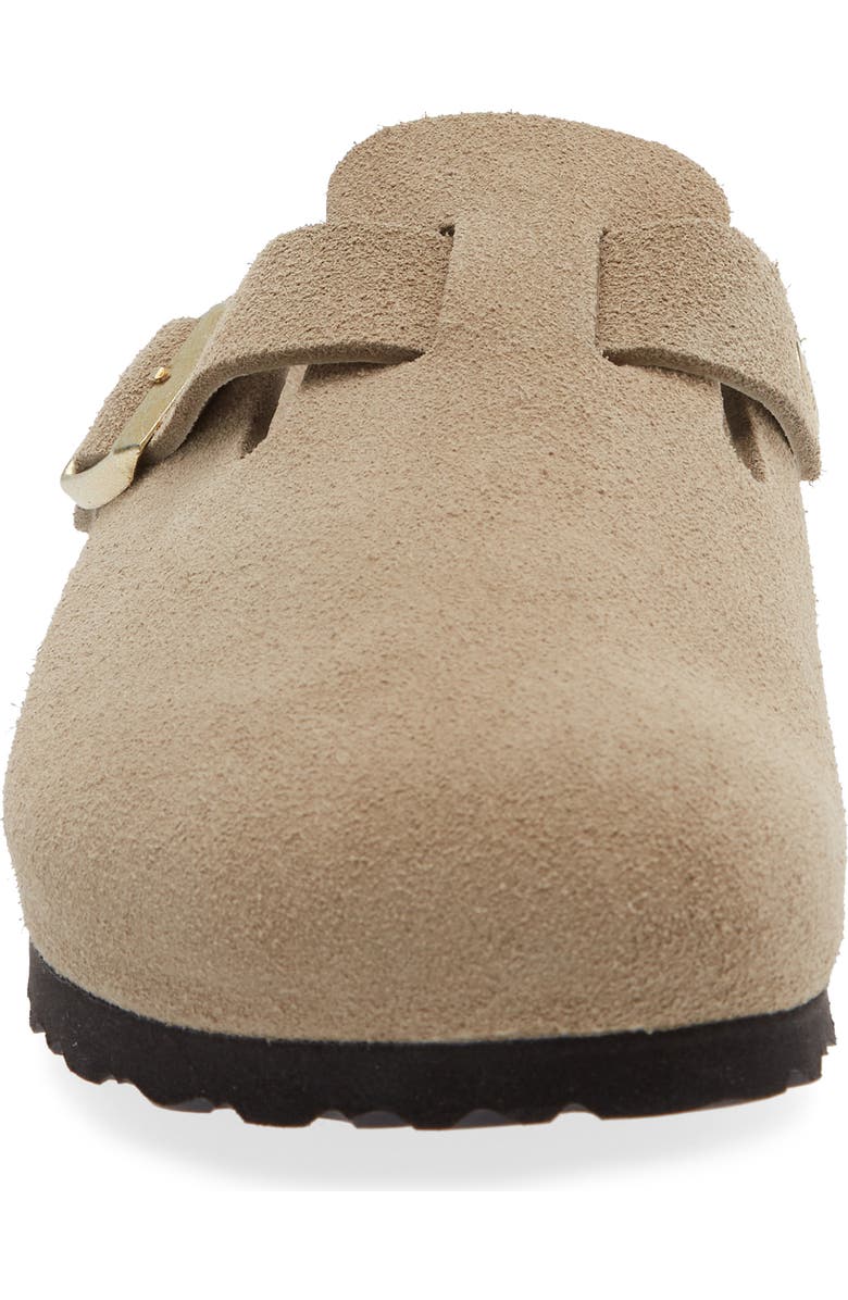 Birkenstock Boston Exquisite Clog, Alternate, color, Taupe Suede