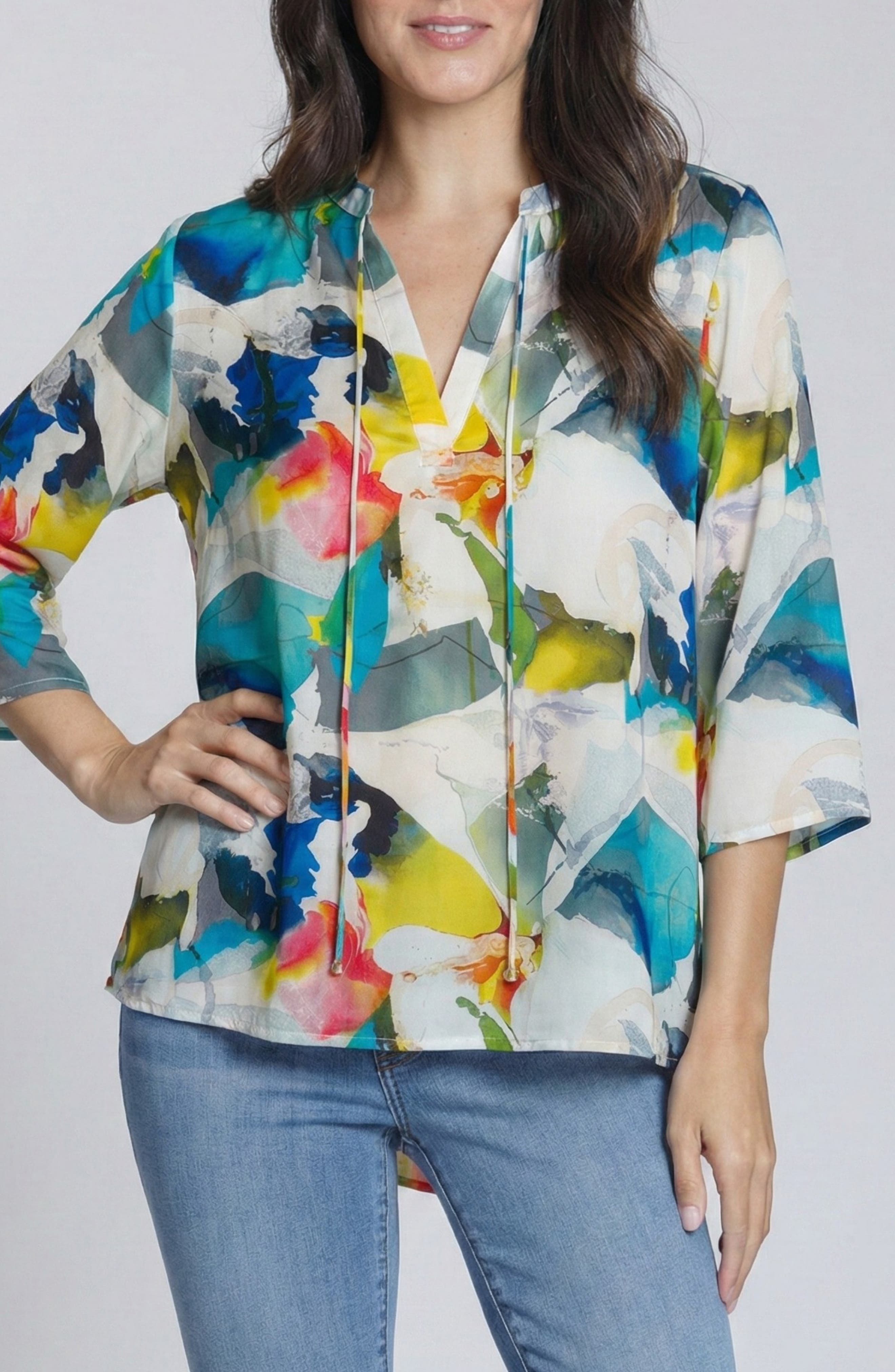 selected TEAL BLUE MULTI