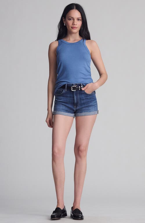 Mavi Jeans Rib Tank In Blue