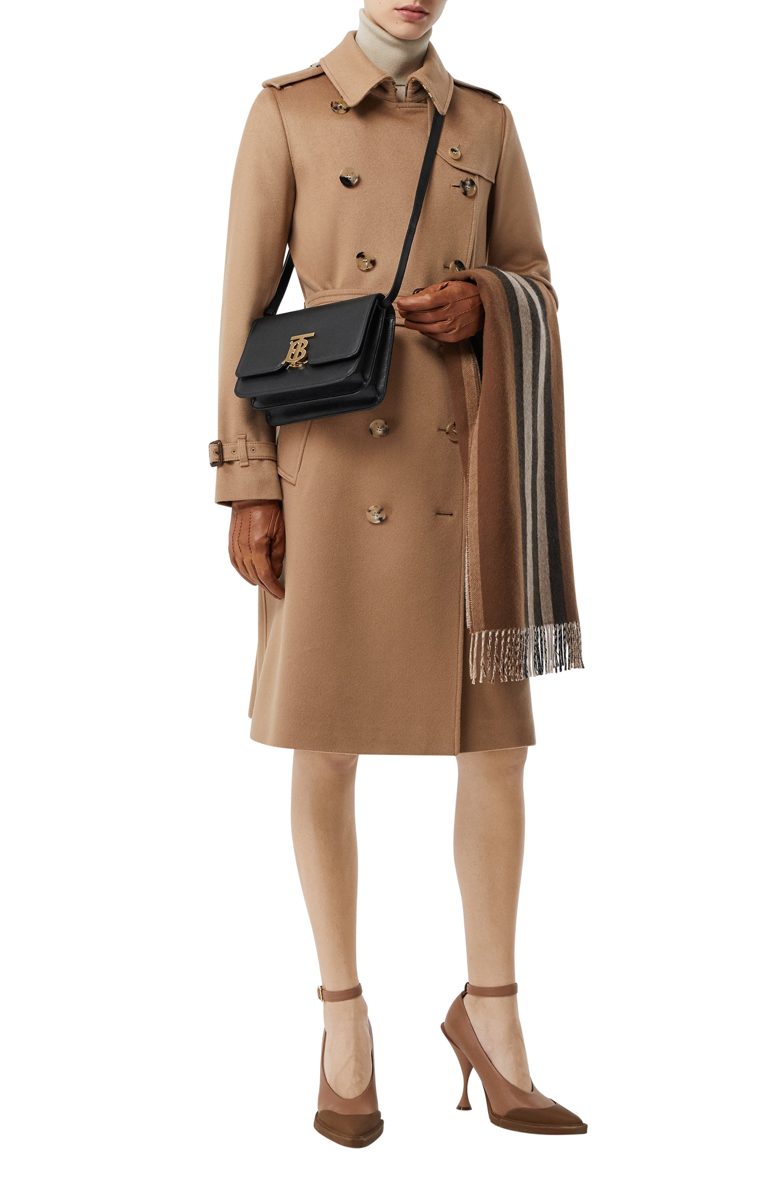 Burberry Small TB Grainy Leather Bag, Alternate, color, 