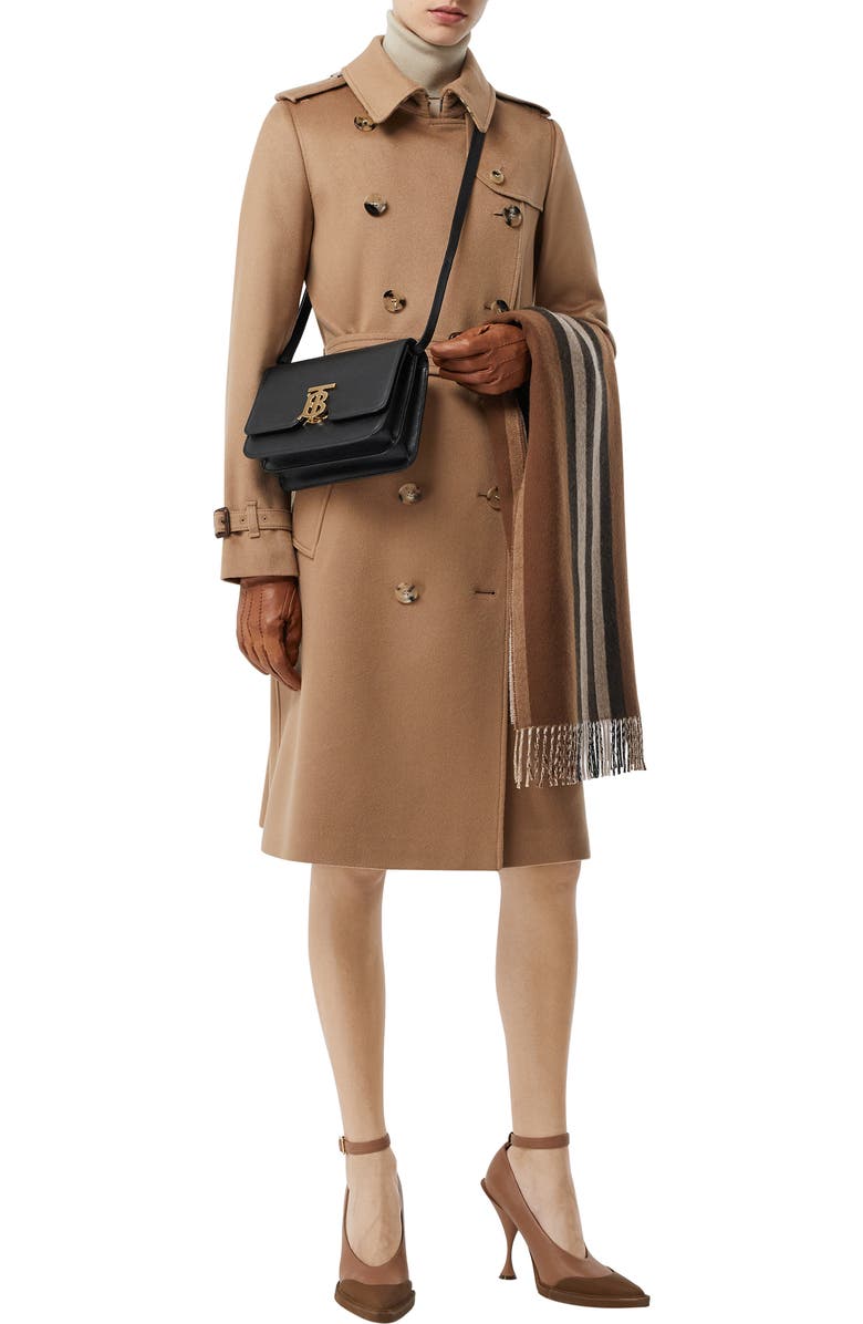 Burberry Small TB Grainy Leather Bag, Alternate, color,