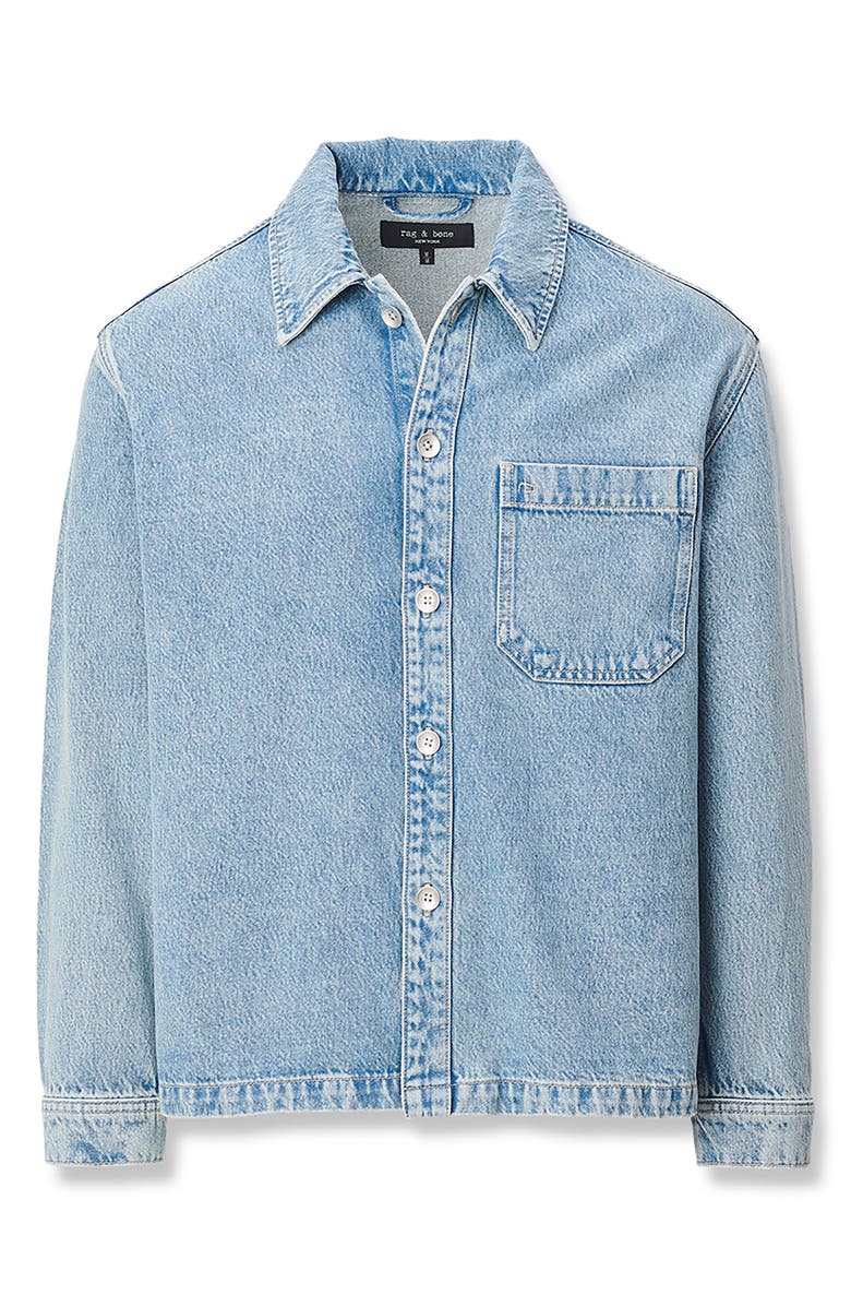 rag & bone Astor Denim Overshirt, Alternate, color, Lex