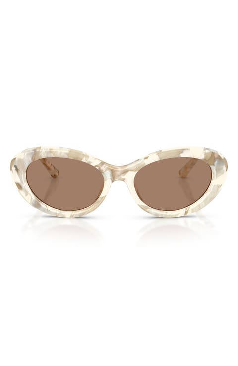 54mm Oval Sunglasses