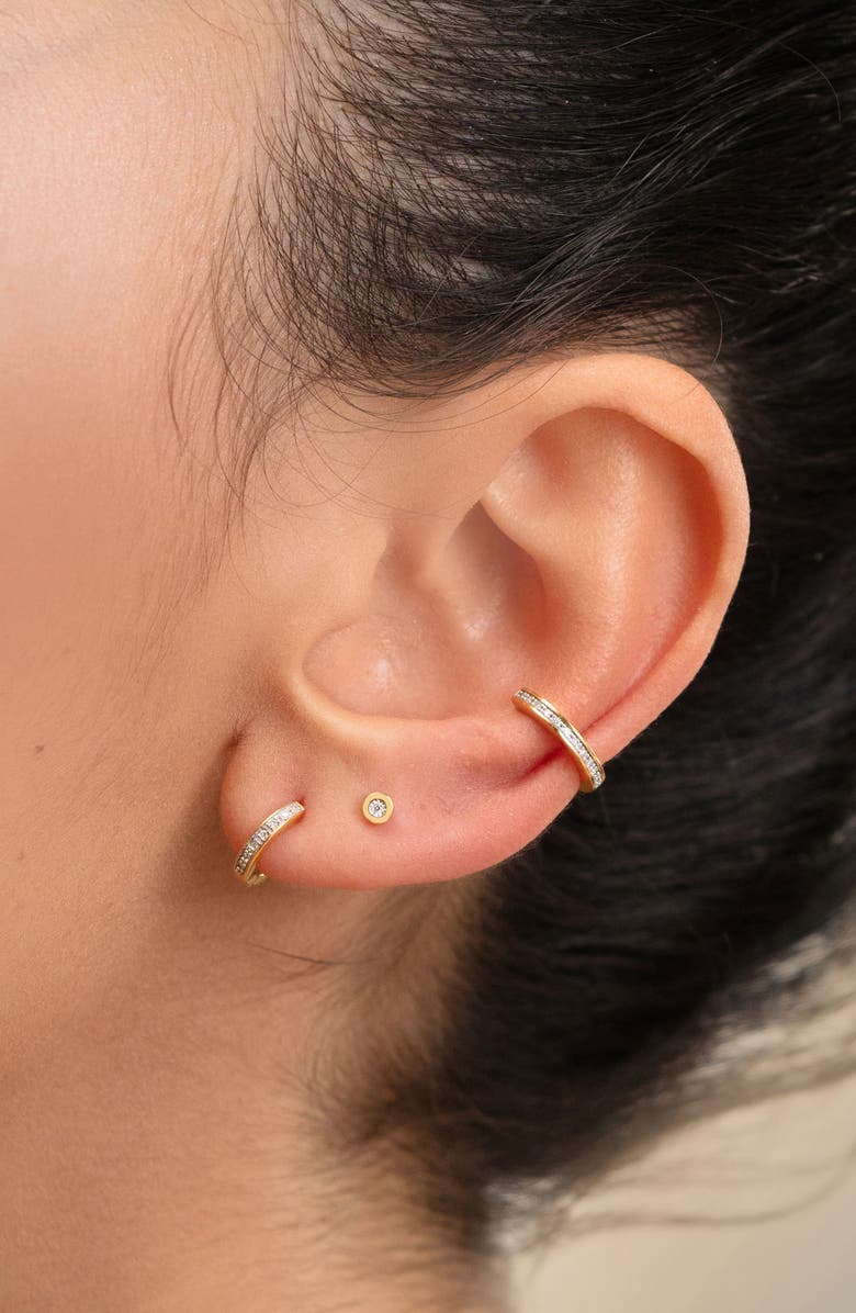 Monica Vinader Linear Diamond Stud Earring, Alternate, color, 