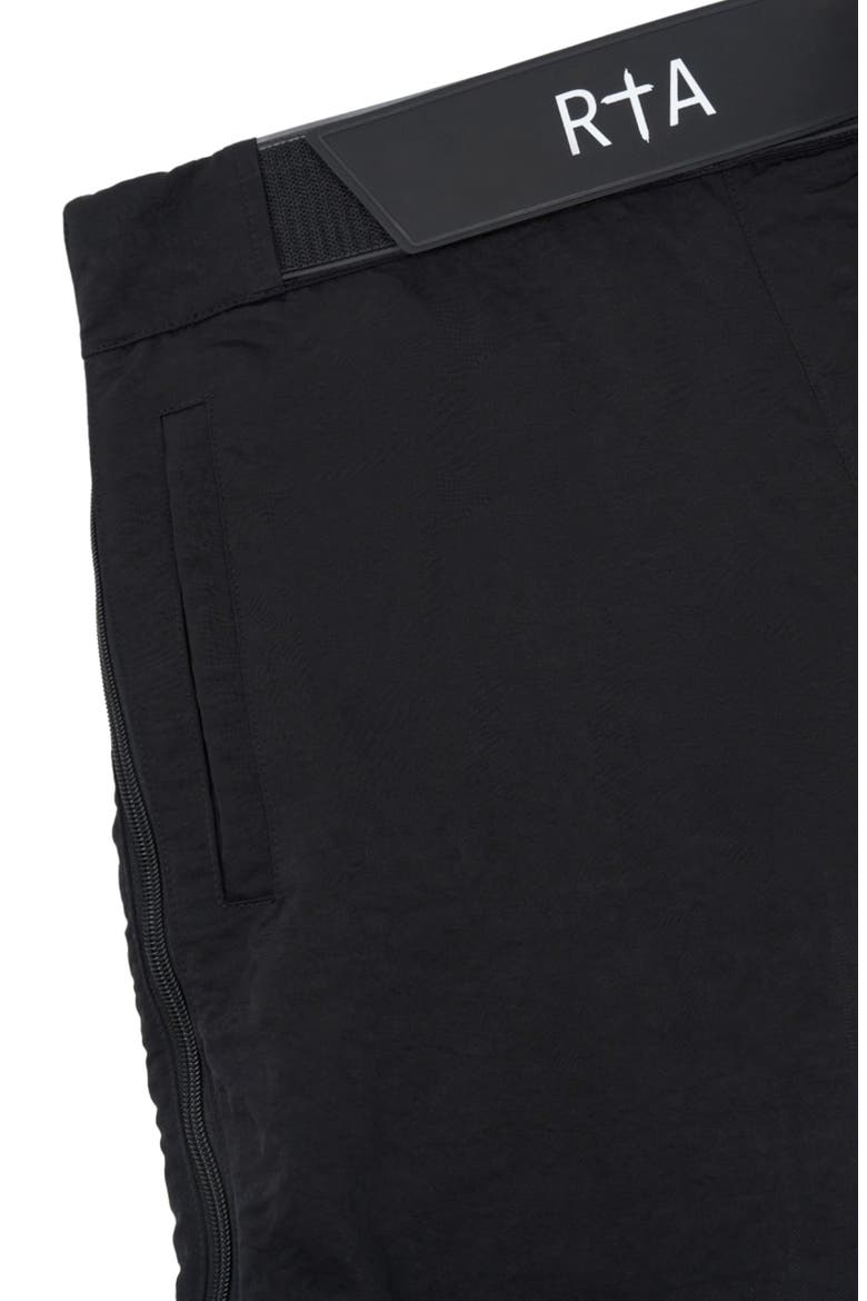 Nixon Placed Paisley Print Nylon Joggers, Alternate, color, BLACK PAISLEY