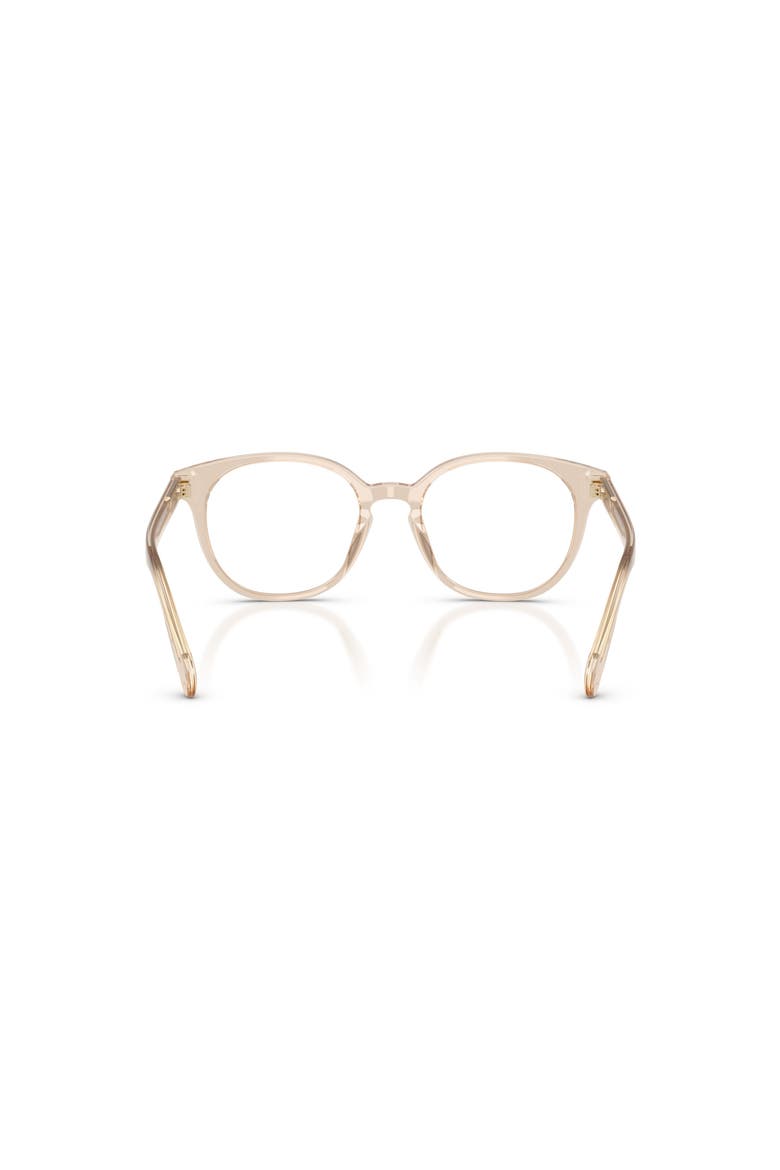 50mm Round optical glasses, Alternate, color, Beige