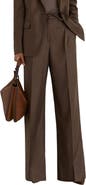 Reiss Derby Wide Leg Drawstring Trousers