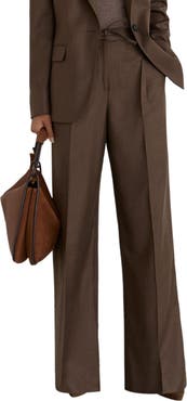 Reiss Derby Wide Leg Drawstring Trousers