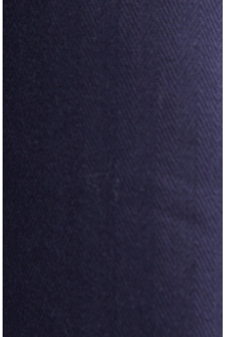 Herringbone Denim Cargo Bermuda Shorts, Alternate, color, NAVY