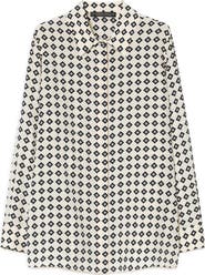 Marina Rinaldi Lusso Silk Button-Up Shirt