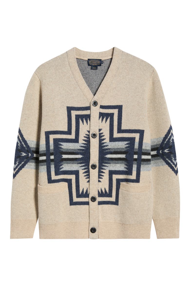 Harding Lambswool Cardigan, Alternate, color, HARDING OATMEAL