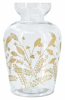 Curved Glass Accent Vase