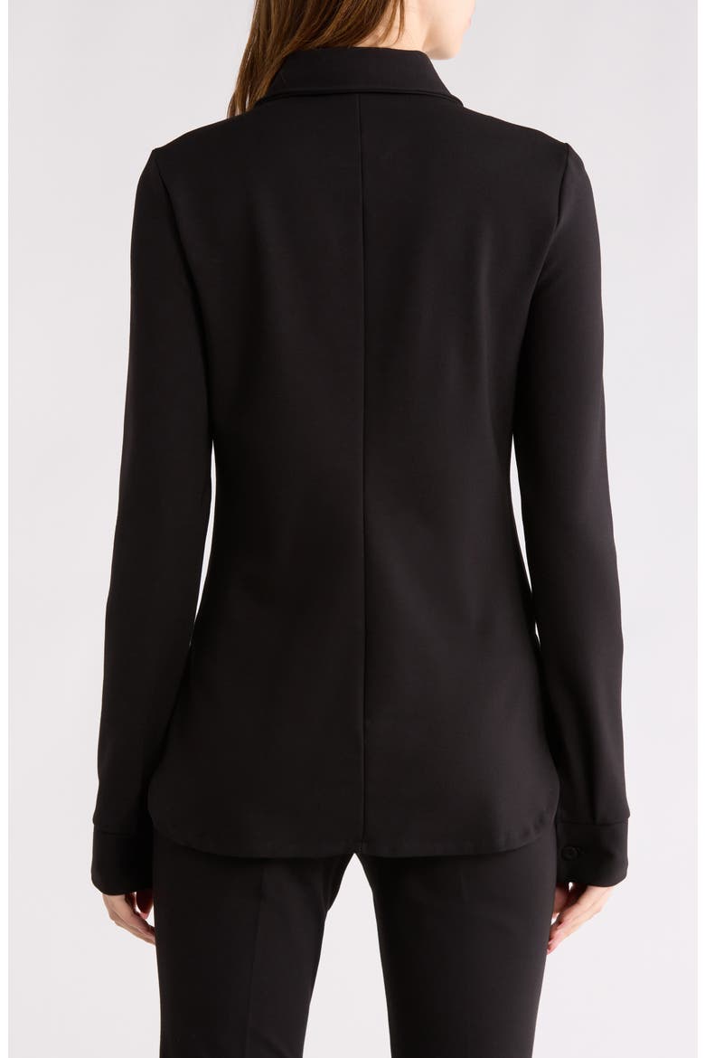 The Call Me Back Button-Up Blouse, Alternate, color, BLACK