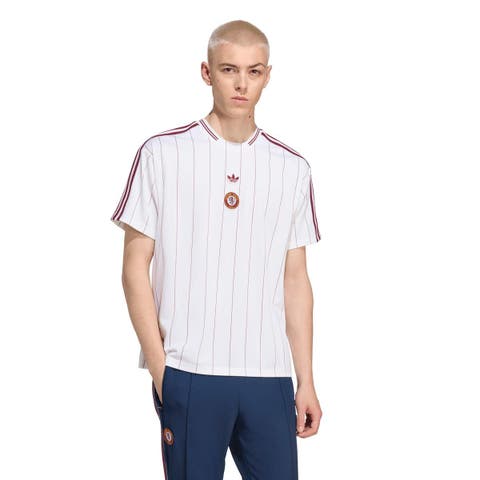 Unisex adidas  White Aston Villa Terrace Icons Jersey