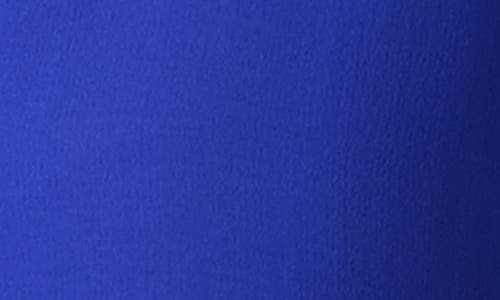 Eileen Fisher Notched Collar Silk Top In Blue