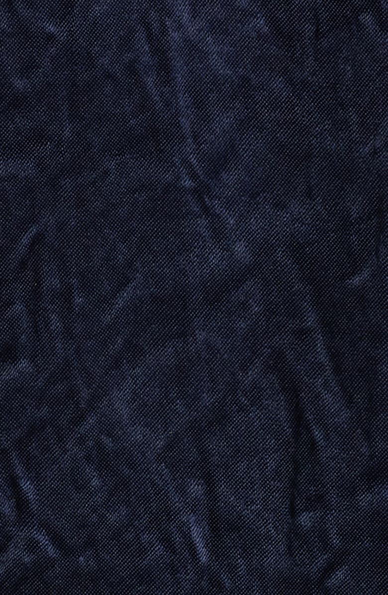 Eileen Fisher Crinkled Satin Crop Jacket, Alternate, color, Ink