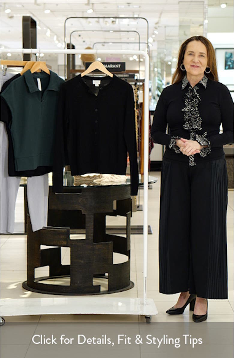 Merino Wool Blend Cardigan, sales video thumbnail