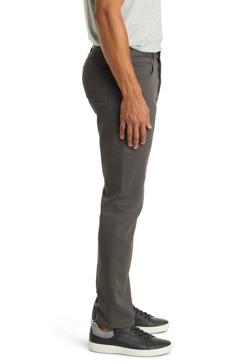 Harbor Point 5-Pocket Cotton Blend Dobby Pants, Alternate, color, FOG GREY