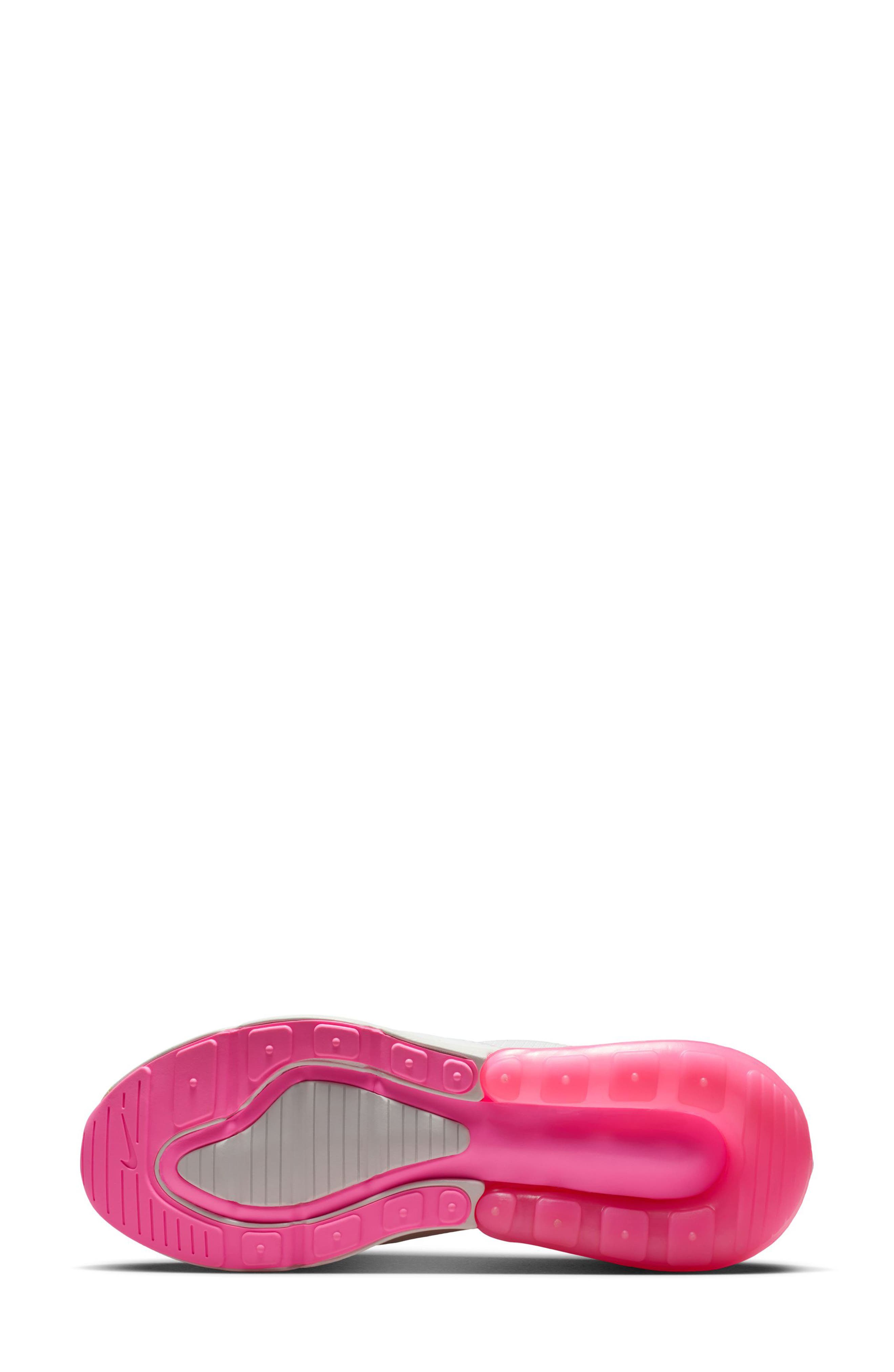 Nike Air Max 270 Sneaker, Alternate, color, 104 Smtwht/Pnkspl
