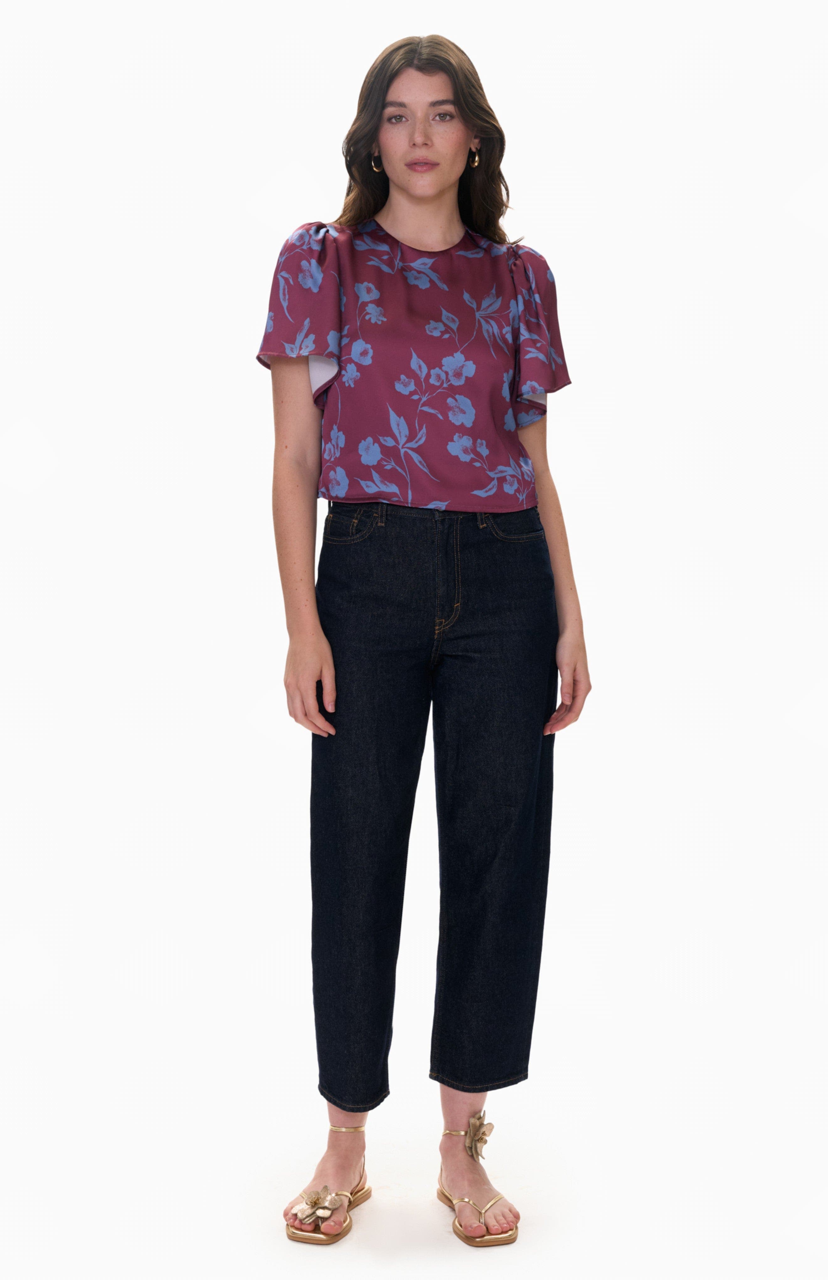 selected Plum/ Cornflower Multi