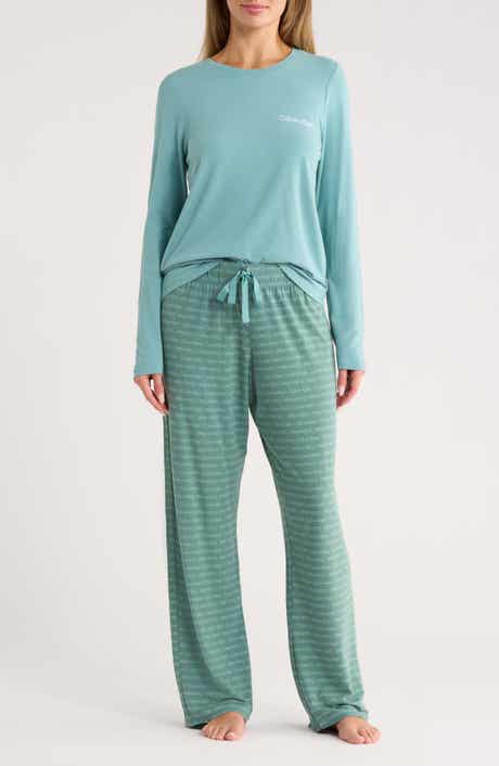 Calvin Klein Logo Long Pajamas