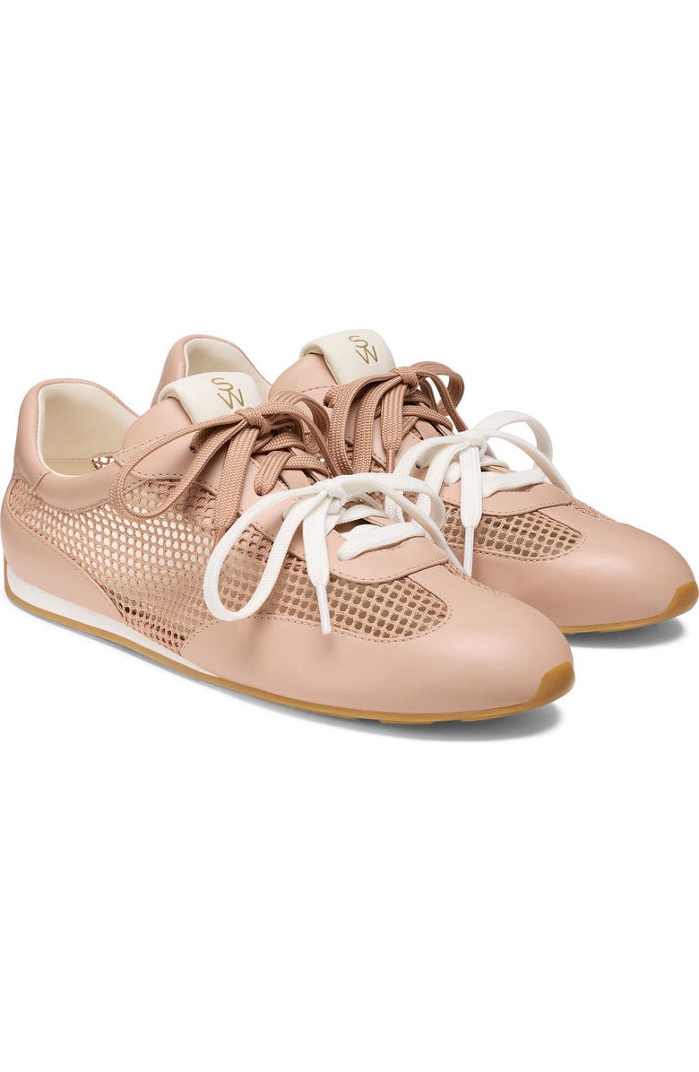 Stuart Weitzman Bond Sneaker, Main, color, Blushful/ Cream