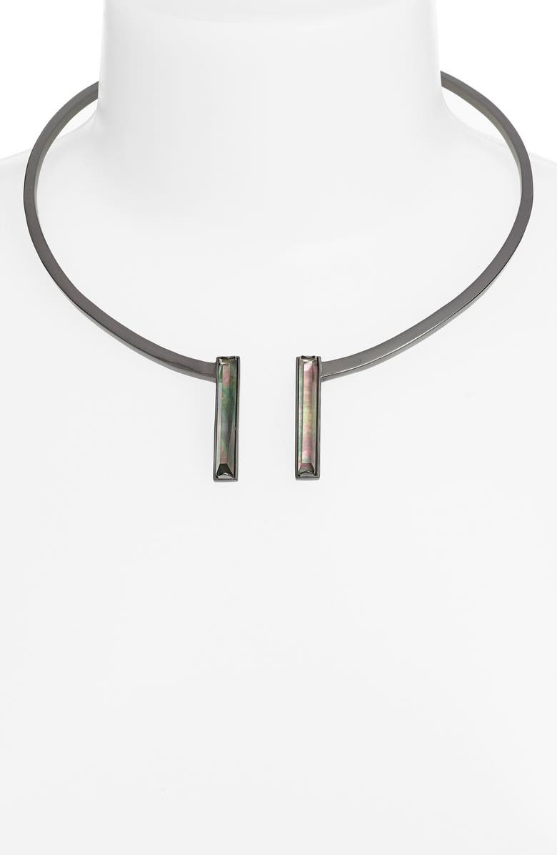 Kendra Scott 'Tristan' Hinge Station Collar Necklace, Alternate, color, 