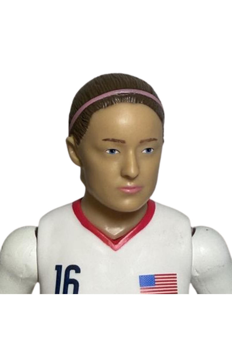 Banbo Toys SOCKERS USWNT Rose Lavelle 8" Collectible Soccer Action Figure, Alternate, color, White