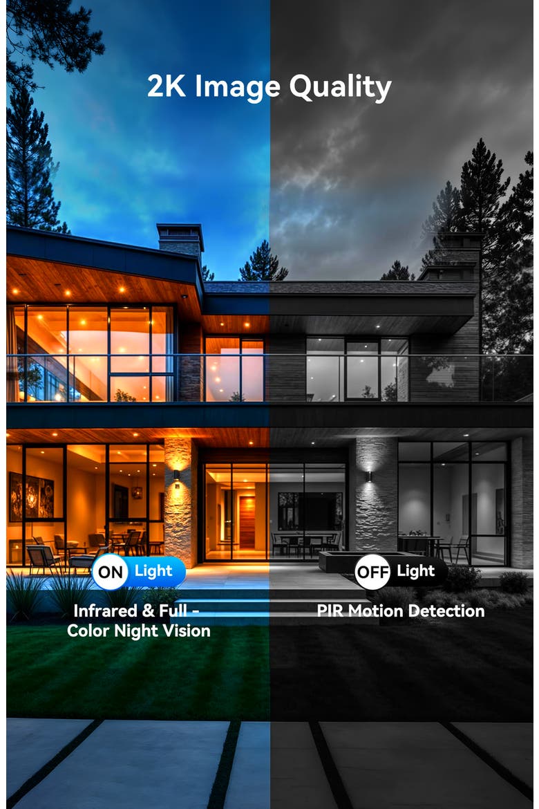 Solar Security Camera, Alternate, color, White