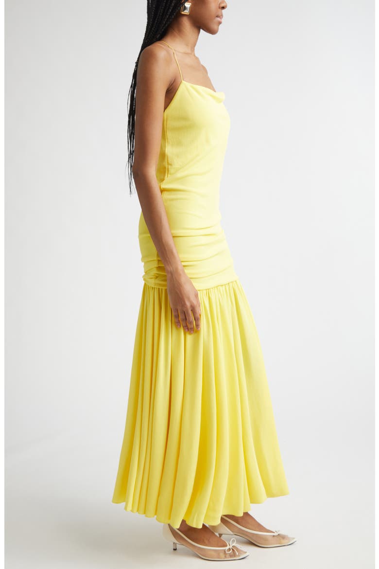 The Abiha Gathered Drop Waist Dress, Alternate, color, YELLOW