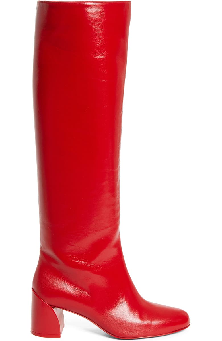 Christian Louboutin Janitta Knee High Boot, Alternate, color, Loubi