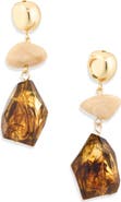 Cara Chunky Geometric Drop Earrings