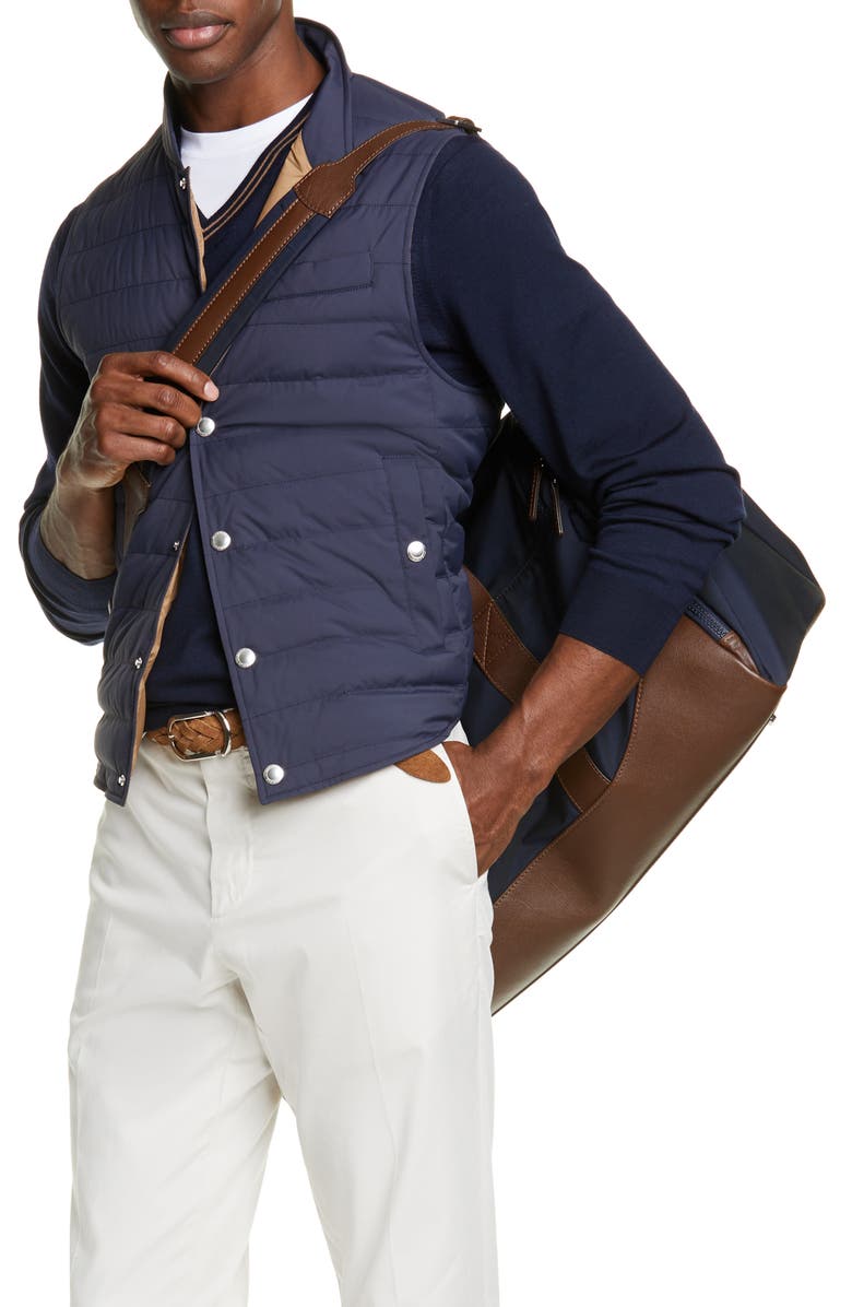 Brunello Cucinelli Quilted Nylon Vest, Alternate, color,