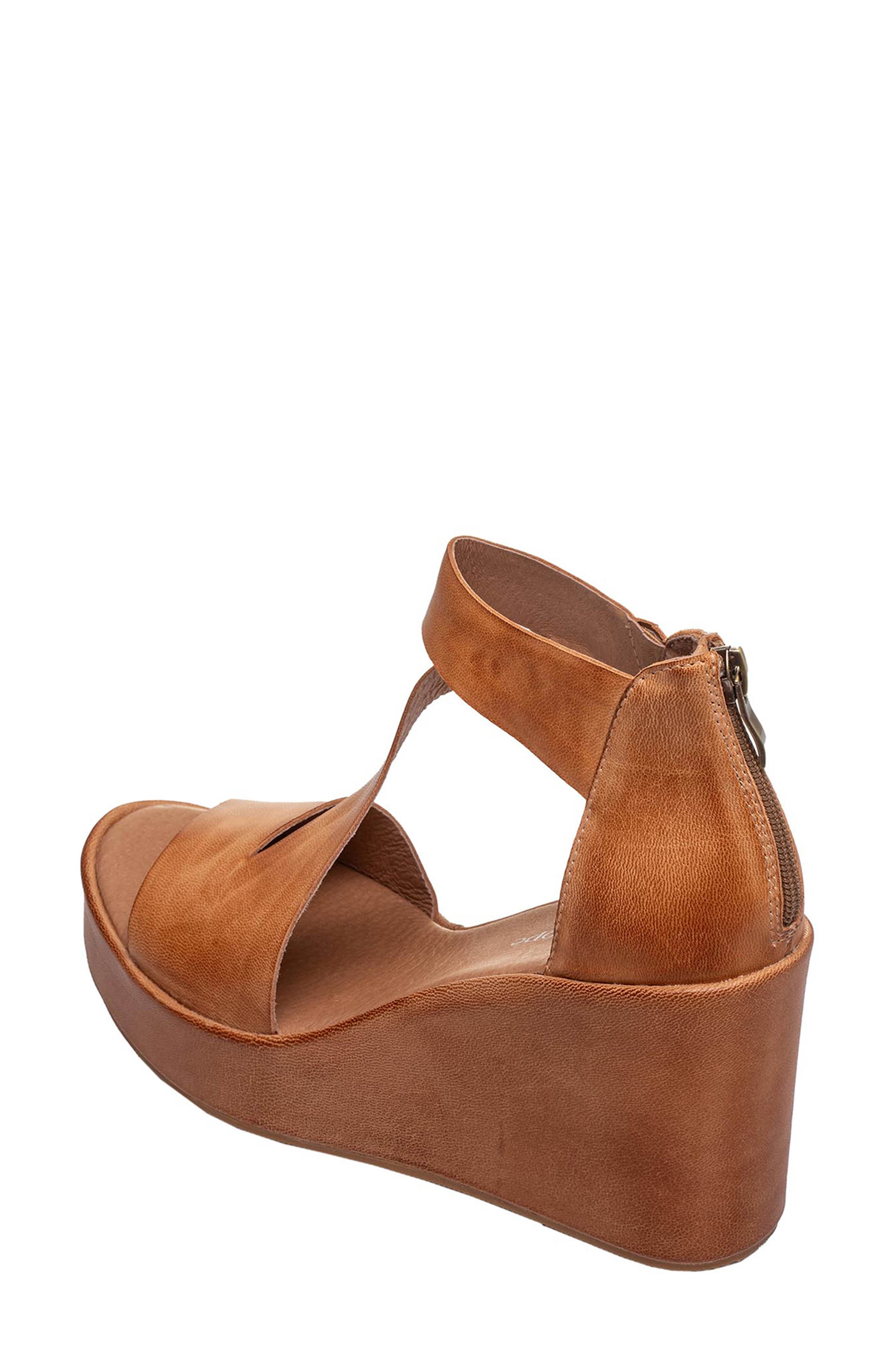 ANTELOPE Barclay Platform Wedge Leather Sandal, Alternate, color, 