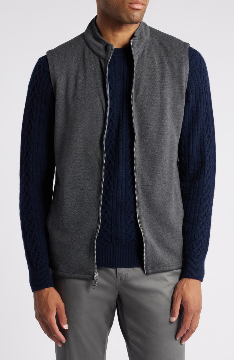 Peter Millar Crown Front Zip Vest, Main, color, 