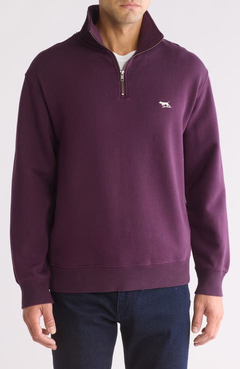 Glen Eden Quarter-Zip Pullover Sweatshirt