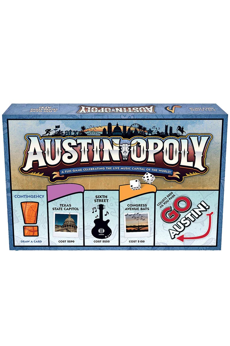 Austin Opoly Board Game, Main, color, Multicolored
