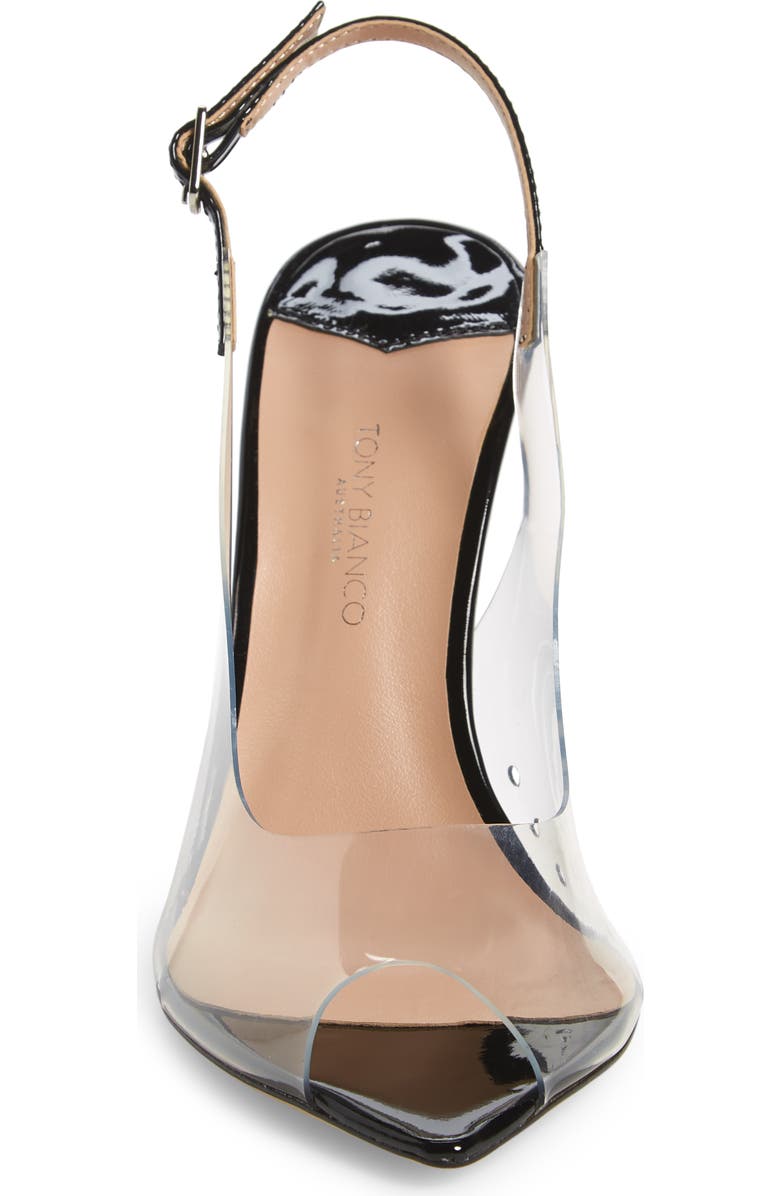 Tony Bianco Mystery Clear Slingback Sandal, Alternate, color,