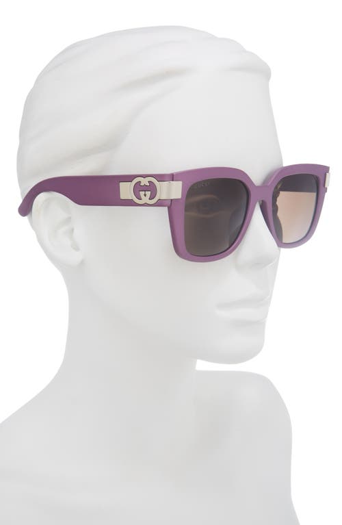 Gucci 54mm Square Sunglasses In Pink
