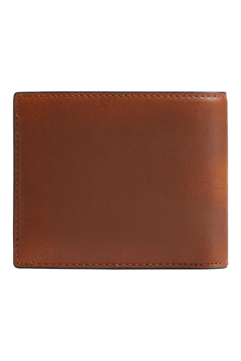 3-in-1 Loved Leather Bifold Wallet, Alternate, color, SADDLE/ BURNT SIENNA