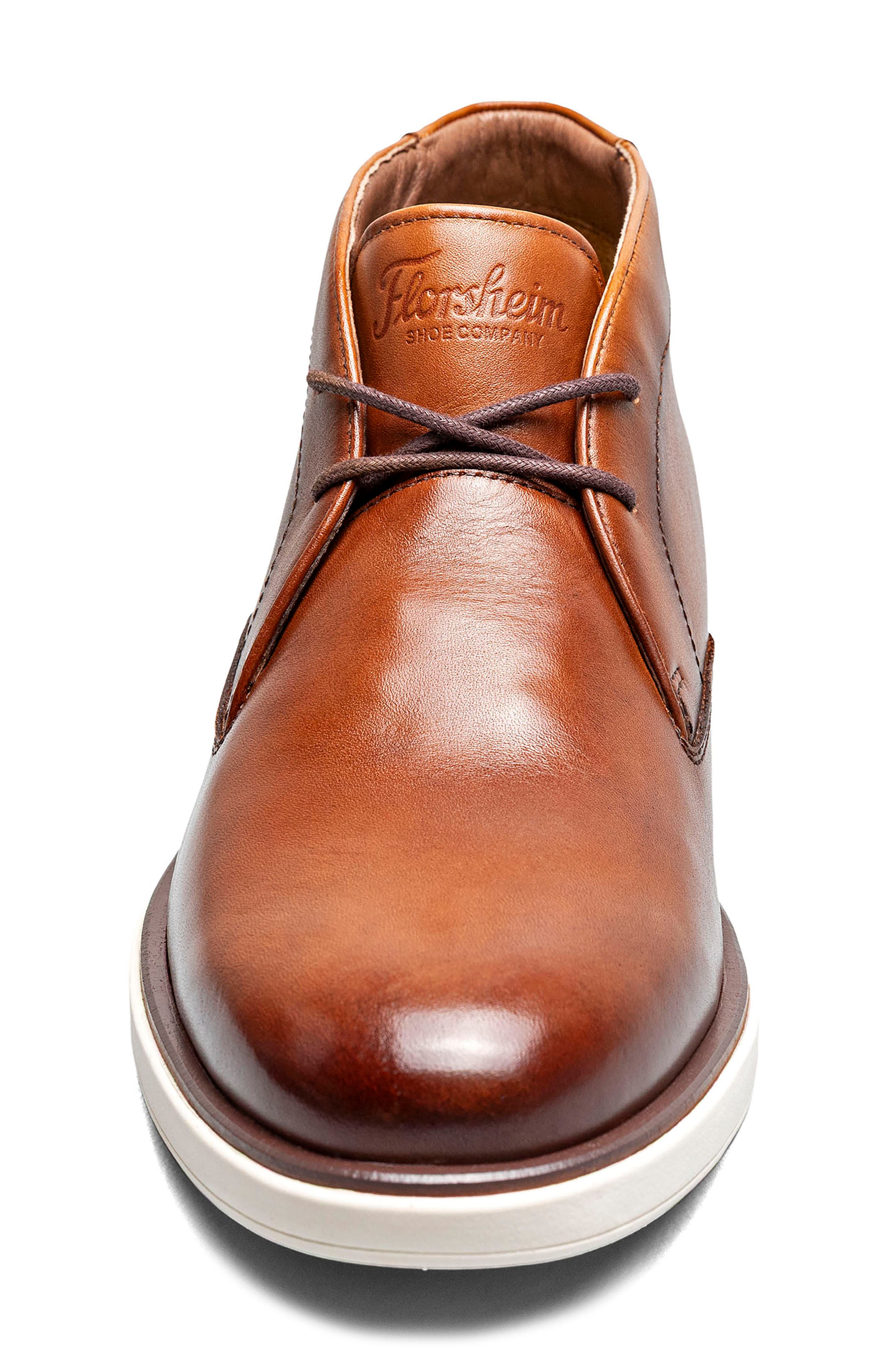 Avenue Plain Toe Chukka Boot, Alternate, color, COGNAC MULTI