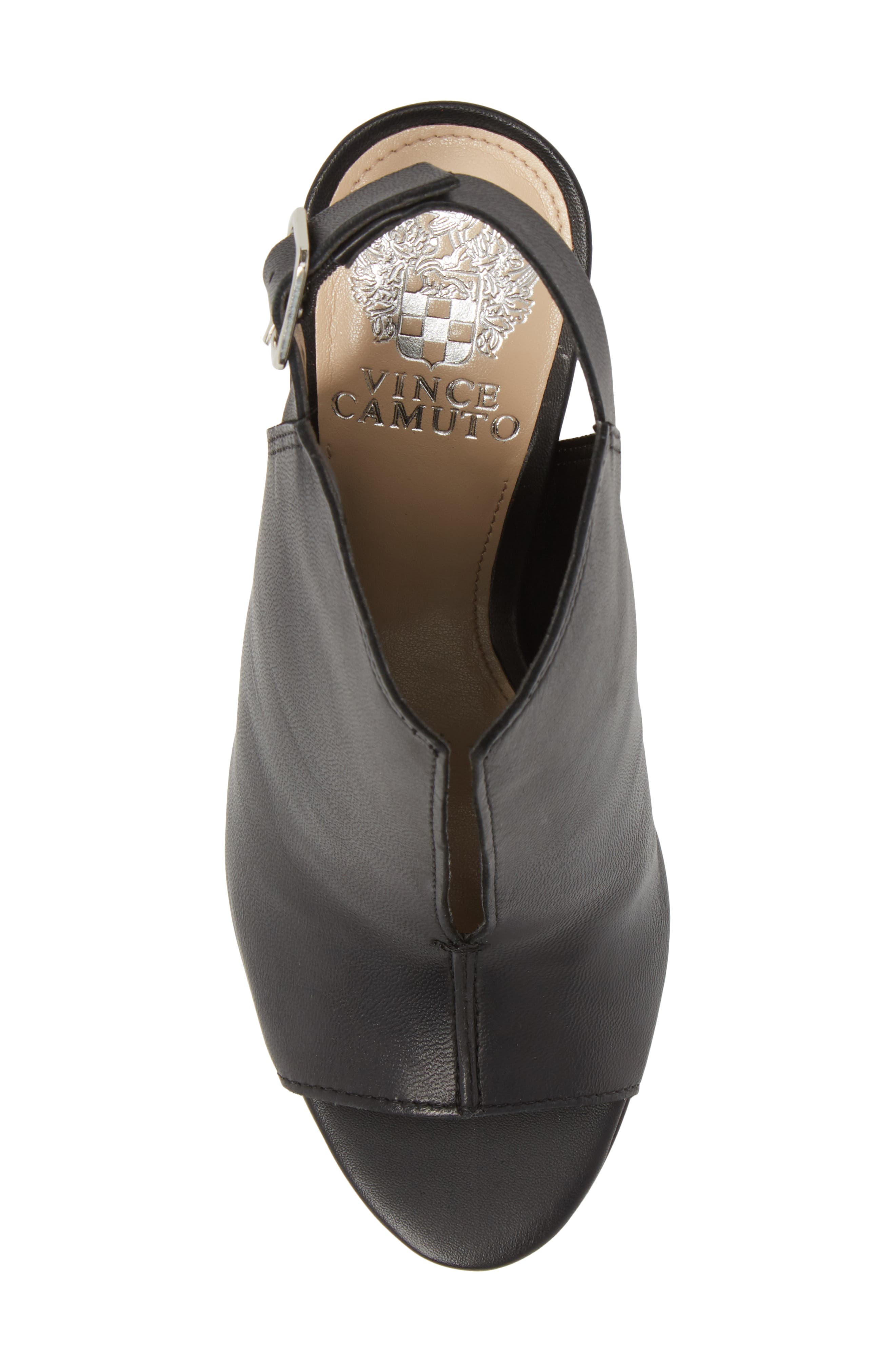 Catina Sandal, Alternate, color, BLACK LEATHER