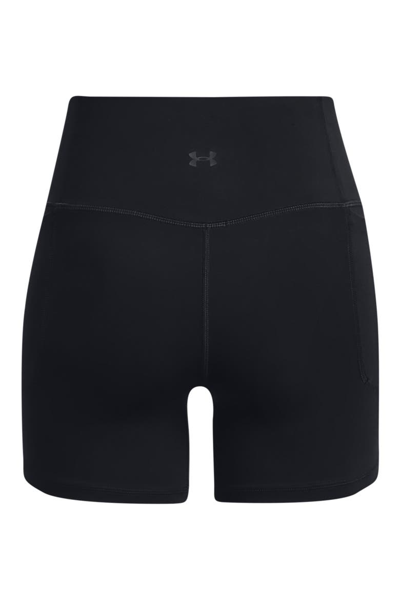 Meridan Middy High Waist Bike Shorts, Alternate, color, BLACK / / BLACK