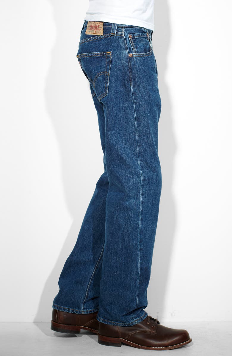 LEVIS PREMIUM Levi's<sup>®</sup> Premium 501<sup>®</sup> Original Straight Leg Jeans, Alternate, color, 