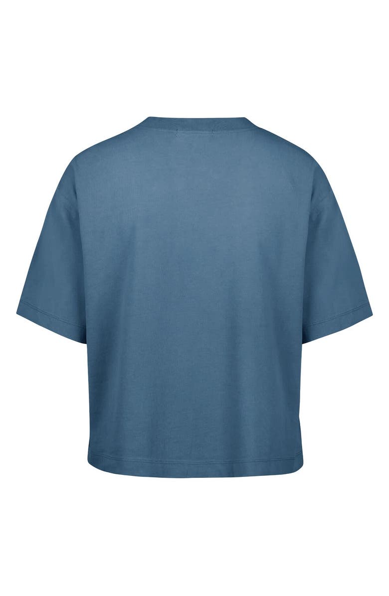 '47 Women's '47  Mineral Blue Detroit Lions Florentina Montauk Cropped T-Shirt, Alternate, color, 