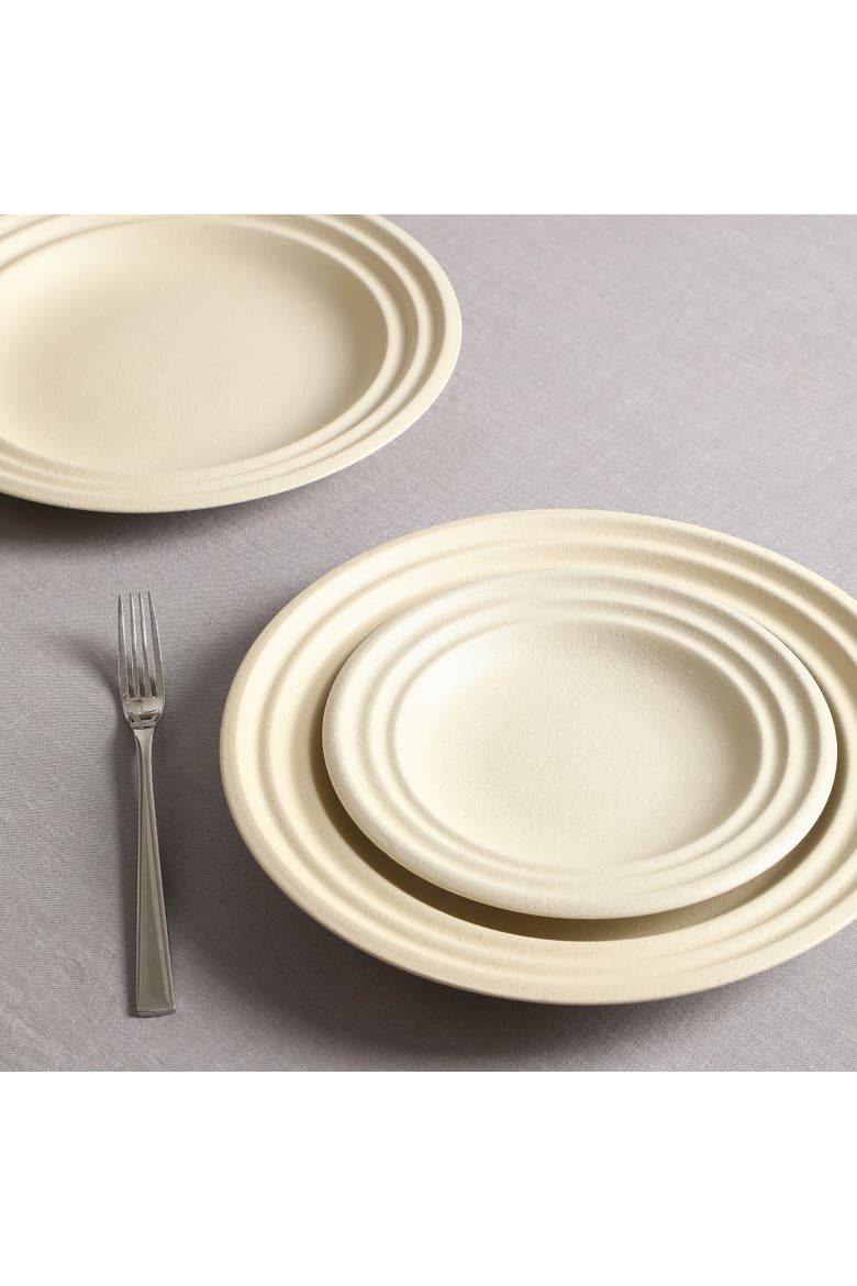 Zen Stoneware 24-Piece Dinnerware Set, Alternate, color, Beige