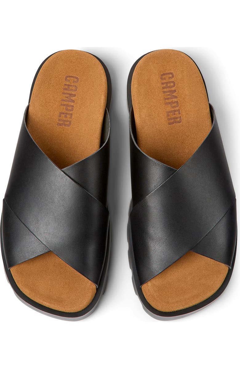 Camper Brutus Slide Sandal, Alternate, color, Black