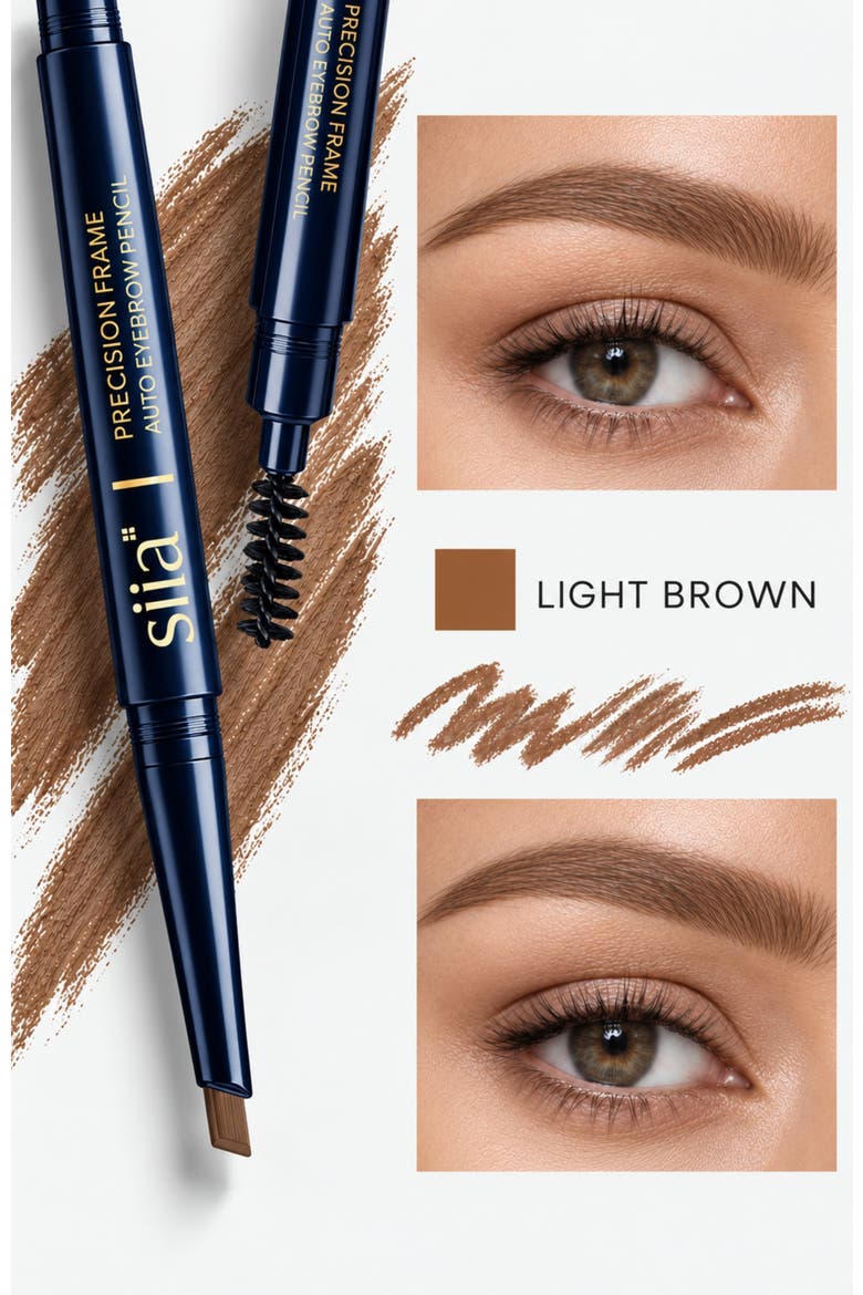 3-Pc. Precision Frame Auto Eyebrow Pencil, Alternate, color, 01 LIGHT BROWN